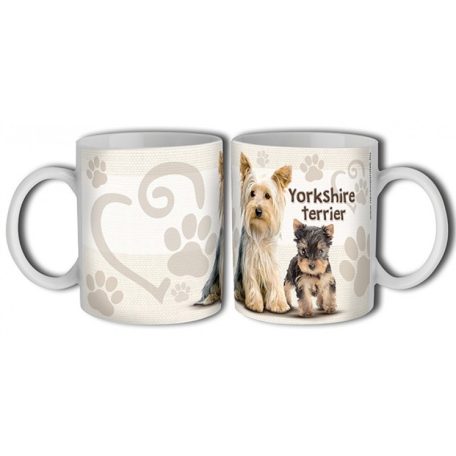 Bögre 300ml, kutyás Yorkshire terrier New B405