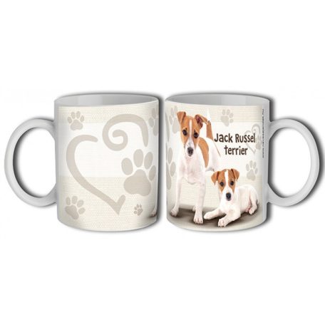 Bögre 300ml, kutyás Jack russel terrier New B408