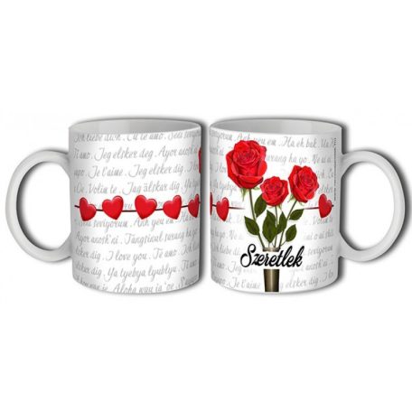 Bögre 300ml, Szeretlek New B511