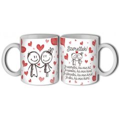 Bögre 300ml, Szeretlek New B518