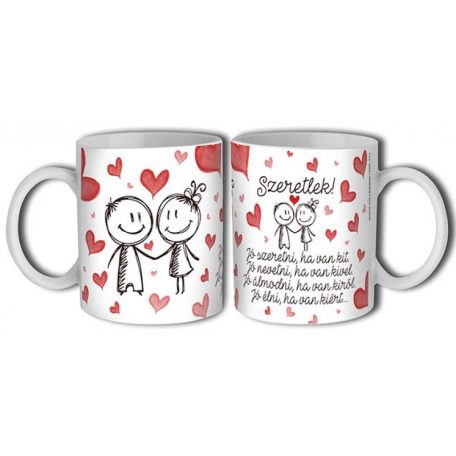 Bögre 300ml, Szeretlek New B518