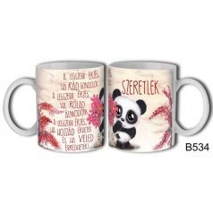 Bögre 300ml, Szeretlek B534
