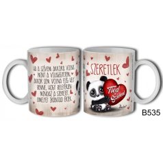 Bögre 300ml, Szeretlek B535