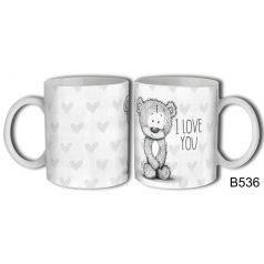 Bögre 300ml, I love you B536
