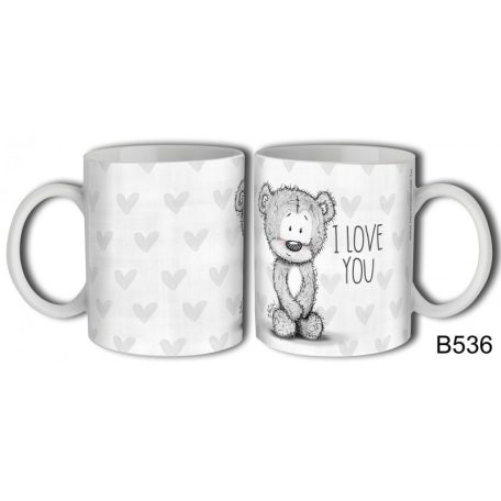 Bögre 300ml, I love you B536