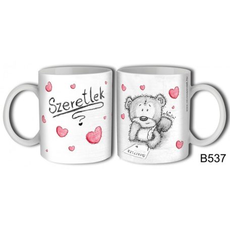 Bögre 300ml, Szeretlek B537