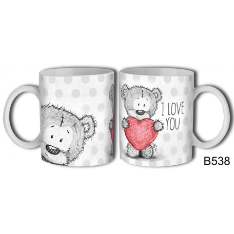 Bögre 300ml, I love you B538