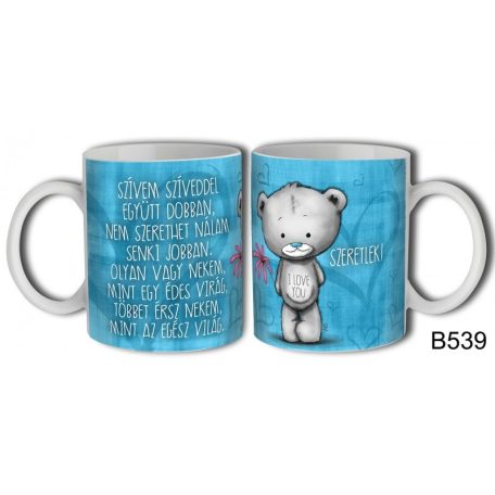 Bögre 300ml, Szeretlek B539