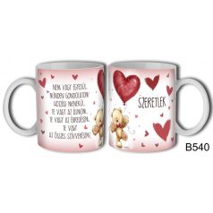 Bögre 300ml, Szeretlek B540