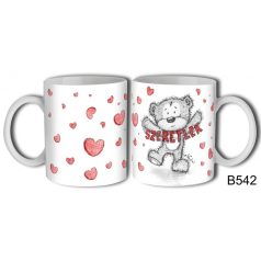 Bögre 300ml, Szeretlek B542