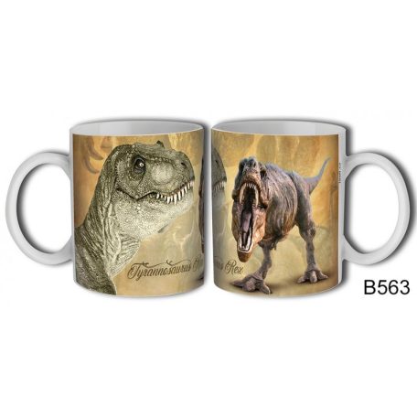 Bögre 300ml, dino, T-Rex B563