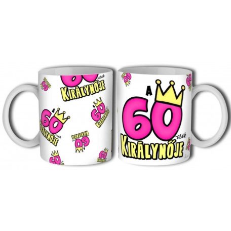 Bögre 300ml, 60-asok királynője B703