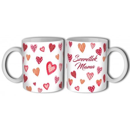 Bögre 300ml, Szeretlek mama B794