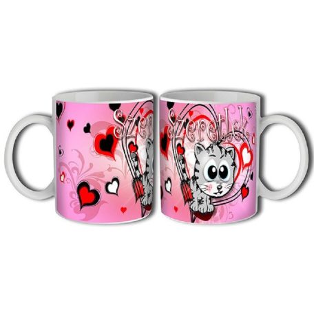 Bögre 300ml, Szeretlek cica New BL040