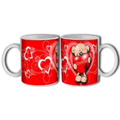 Bögre 300ml, Szeretlek maci New BL041