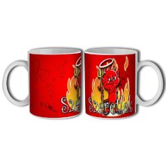 Bögre 300ml, Szeretlek ördög New BL043