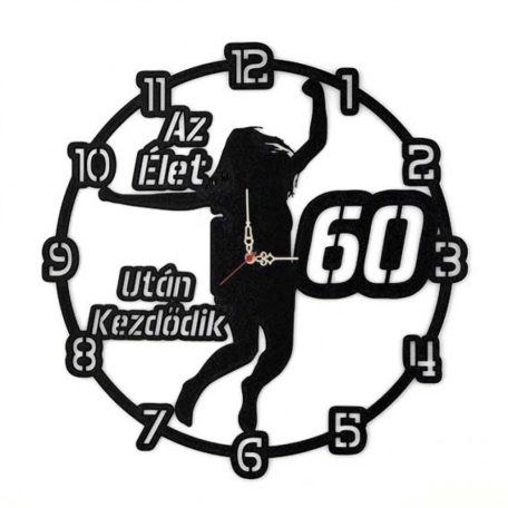 Falióra - Az élet 60 után kezdődik fekete csajos BO006