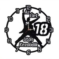 Falióra - Az élet 18 után kezdődik fiú fekete BO008