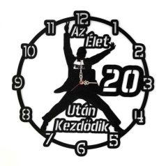 Falióra - Az élet 20 után kezdődik fiú fekete BO009