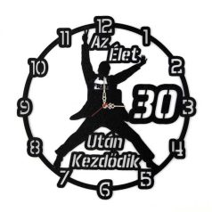 Falióra - Az élet 30 után kezdődik fiú fekete BO010
