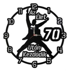 Falióra - Az élet 70 után kezdődik fiú fekete BO014