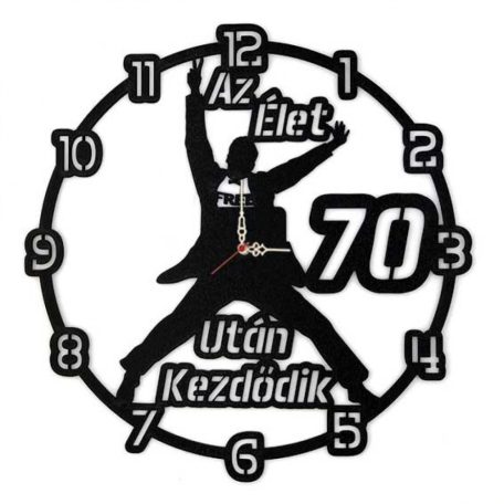 Falióra - Az élet 70 után kezdődik fiú fekete BO014