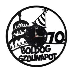Falióra - Boldog Szülinapot 70. fekete BO025