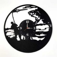 Falióra - Horgászos fekete BO036