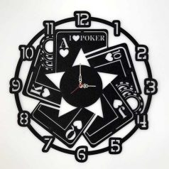 Falióra - I love poker fekete BO037