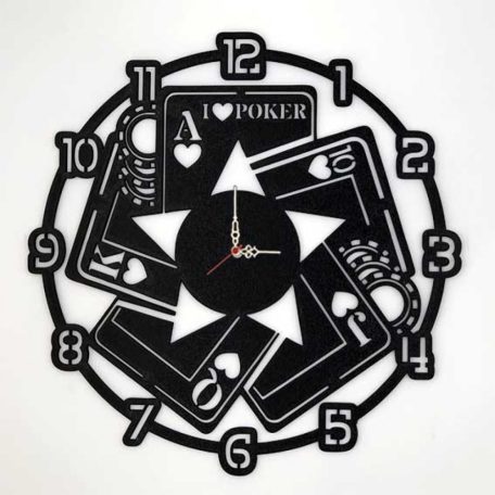 Falióra - I love poker fekete BO037