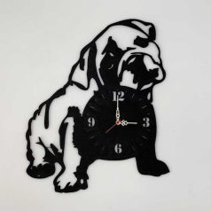 Falióra - Angol bulldog kölyök fekete BO039