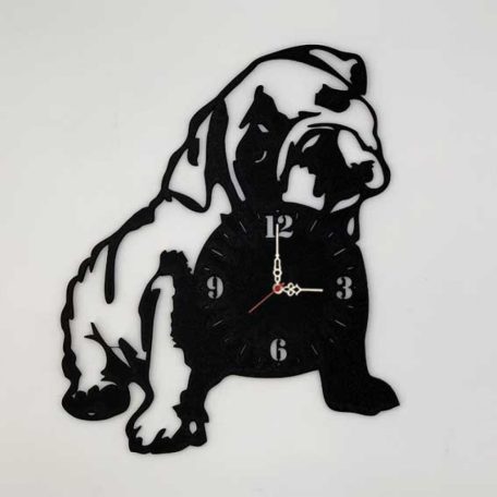 Falióra - Angol bulldog kölyök fekete BO039