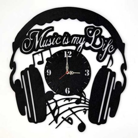 Falióra - Fejhallgatós fekete BO064