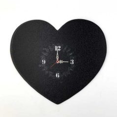 Falióra - Szív fekete BO074
