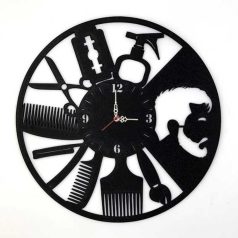 Falióra - Barber shop kellékek fekete BO080