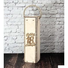 Bortartó doboz  - Boldog 18. Szülinapot BT003