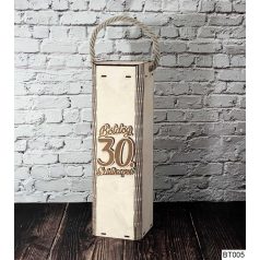Bortartó doboz  - Boldog 30. Szülinapot BT005