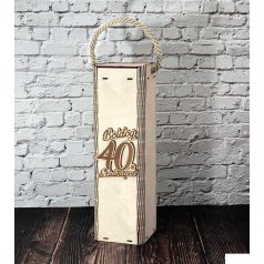 Bortartó doboz  - Boldog 40. Szülinapot BT006
