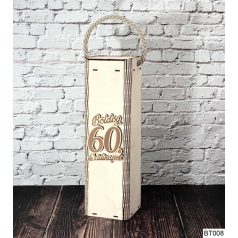 Bortartó doboz  - Boldog 80. Szülinapot BT008