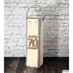 Bortartó doboz  - Boldog 70. Szülinapot BT009
