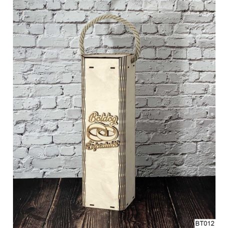 Bortartó doboz  - Boldog Évfordulót BT012