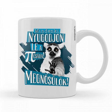 Bögre 300ml, Megnősülök BX032