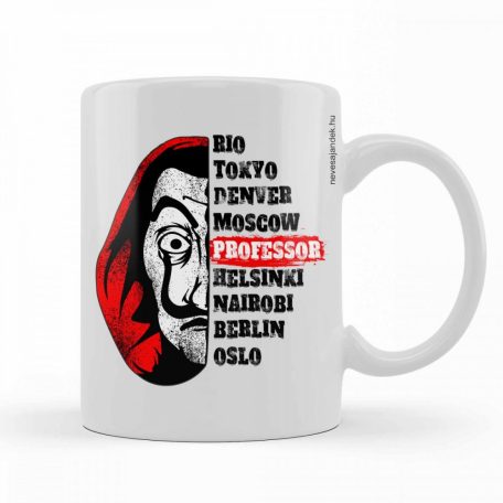 Bögre 300ml, La Casa de Papel BX042