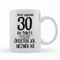 Bögre 300ml, 30 év felett BX055