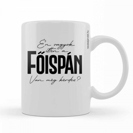 Bögre 300m, Én vagyok itten a Főispán BX078