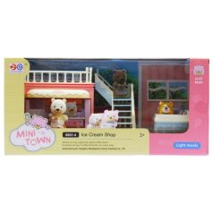   Macicsalád, Fagyizó, el., hang+fény, 42x20 cm dob. gombel.