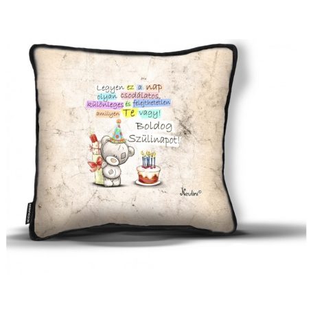 Párna 26cm, Boldog szülinapot New DP020