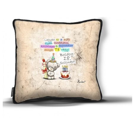 Párna 26cm, Boldog 18. szülinapot New DP021