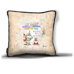 Párna 26cm, Boldog 40. szülinapot New DP024