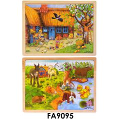 Fa puzzle, farmos, 30x22 cm shrink pack